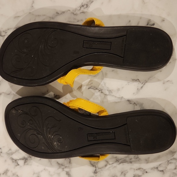 Yellow Ruffle Sandals - Picture 3 of 4